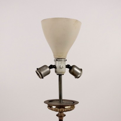 antiquariato, candelabro, antiquariato candelabro, candelabro antico, candelabro antico italiano, candelabro di antiquariato, candelabro neoclassico, candelabro del 800,Candeliere in Lamierino Sbalzato e Argen