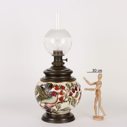 antigüedades, lampara de mesa, lamparas de mesa antiguas, lampara de mesa antigua, lampara de mesa italiana antigua, lampara de mesa antigua, lampara de mesa neoclasica, lampara de mesa siglo XIX, Sonnen Brenner R. Ditm Oil Lamp