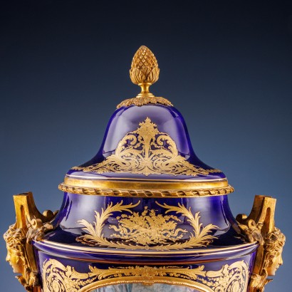 Vase Sèvres Porzellan Frankreich XIX Jhd