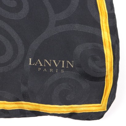 vintage, abbigliamento vintage , abiti vintage , vintage milano ,,moda vintage, foulard lanvin, lanvin paris, vintage parigi ,Foulard Vintage Lanvin