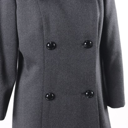 Vintage Coat Wool Size 14 Italy 1970s-1980s