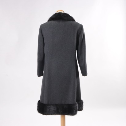 Vintage Coat Wool Size 14 Italy 1970s-1980s