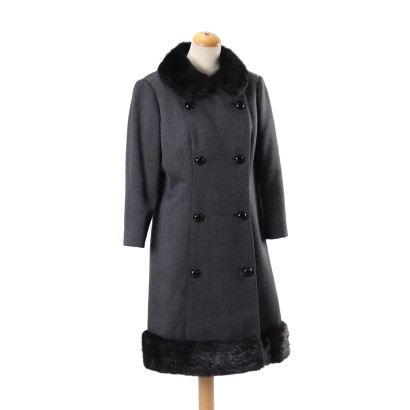 Cappotto Vintage con particolari in Pelliccia