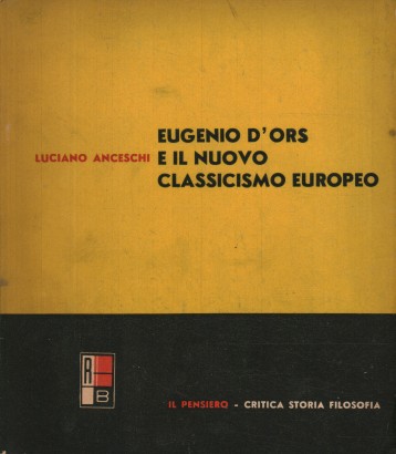 Eugenio D'Ors e il nuovo classicismo europeo