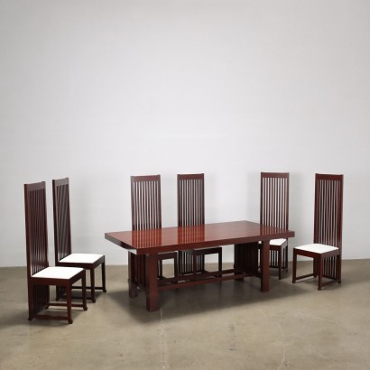 Cassina Taliesin 2 Table Cherry Italy 1989