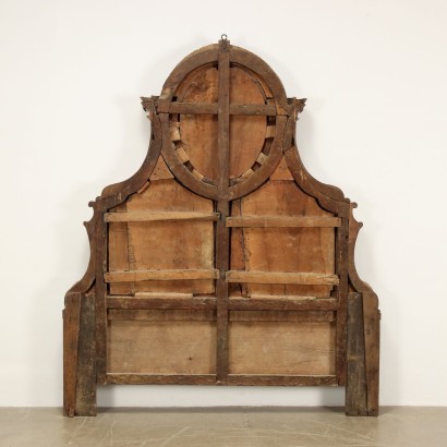 Baroque Headboard Walnut Italy XVIII Century