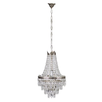 Lampadario a Mongolfiera in Stile, Italia XX Secolo, Antiquariato, Lampadari e lumi, dimanoinmano.it antiquariato, lampadario, antiquariato lampadari, lampadario antico, lampadario antico italiano, lampadario di antiquariato, lampadario neoclassico, lampadario del 800,Lampadario a Mongolfiera in Stile
