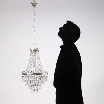 ANILLA0162076_931726 antiquariato, lampadario, antiquariato lampadari, lampadario antico, lampadario antico italiano, lampadario di antiquariato, lampadario neoclassico, lampadario del 800,Lampadario a Mongolfiera in Stile