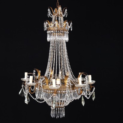 Chandelier Glass Italy XX Century