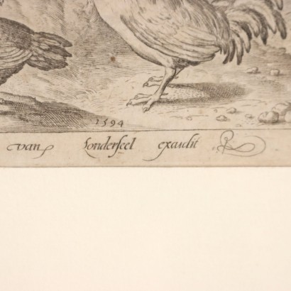 Gravure de Nicolas De Bruyn Hollande 1594