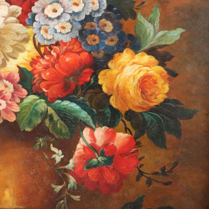 Still Life Oil on Canvas Italy XX Century