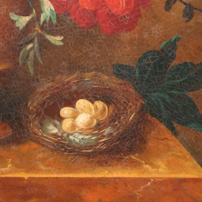 Nature Morte Huile sur Toile Italie XX Siècle