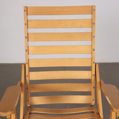 Pair of Chairs F.lli Reguitti Beech Italy 1980s