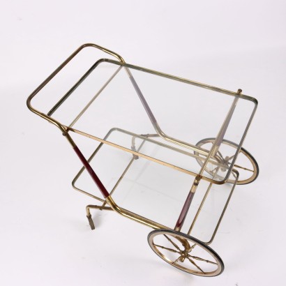 Service Trolley Brass Italy 1950s