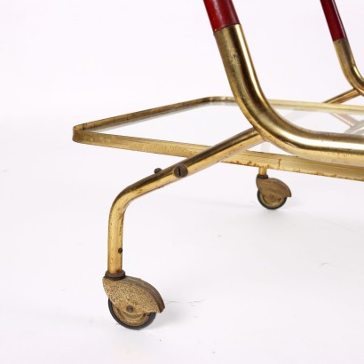 Service Trolley Brass Italy 1950s