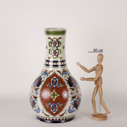 antiquariato, ceramica, antiquariato ceramica, ceramica antica, ceramica antica italiana, ceramica di antiquariato, ceramica neoclassico, ceramica del 800,Vaso Batignani