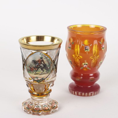 Groupe de 10 Verres Verre Europe XIX Siècle