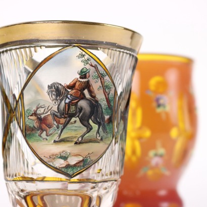 Groupe de 10 Verres Verre Europe XIX Siècle