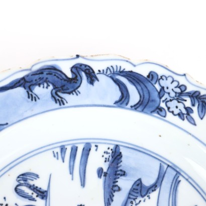 Chinoiserie Porcelain Plate Europe XIX-XX Century