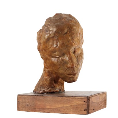 Cabeza Escultura en Cera