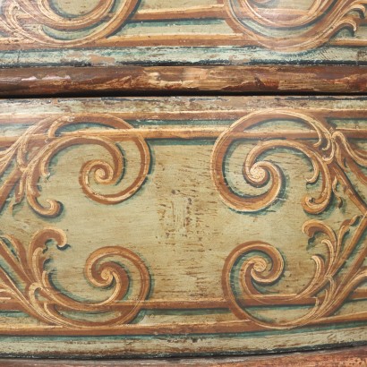 Commode Baroque Pin Italie XVIII Siècle