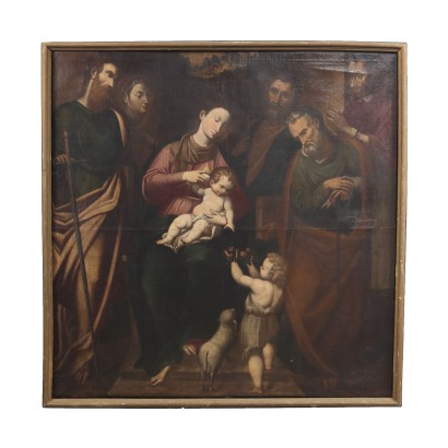 Madonna con Bambino e Santi Dipinto del XVII secolo