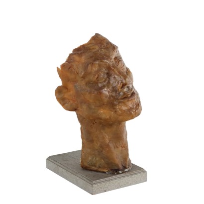Cabeza Escultura en Cera