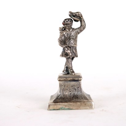 antiquariato, oggettistica, antiquariato oggettistica, oggettistica antica, oggettistica antica italiana, oggettistica di antiquariato, oggettistica neoclassico, oggettistica del 800,Coppia di Statuine in Argento