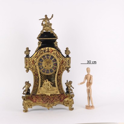 Boulle Style Clock Bronze Europe XIX Century