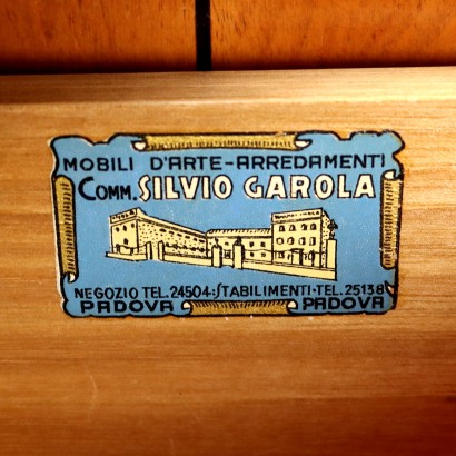 Cabinet Walnut Italy 1950s