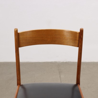 Groupe de 4 Chaises Simili Italie Années 1950-1960