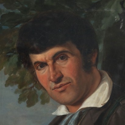 arte, arte italiano, pintura italiana del siglo XIX, retrato masculino del siglo XIX