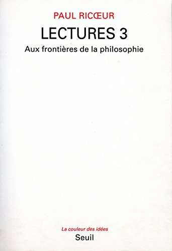 Conférences 3. Aux frontières de la,Conférences 3. Aux frontières de la