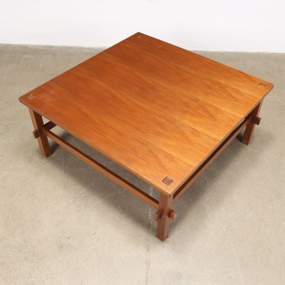 Coffee Table A. Cassina Sons Walnut Italy 1960s