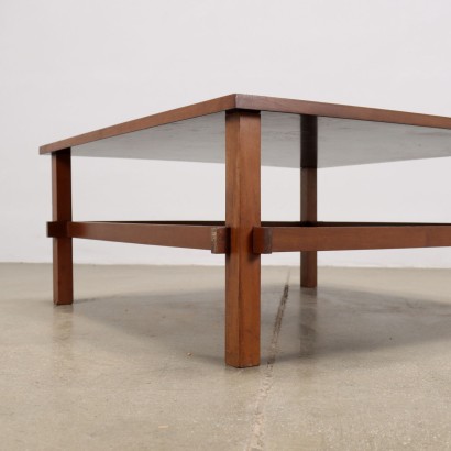 Coffee Table A. Cassina Sons Walnut Italy 1960s