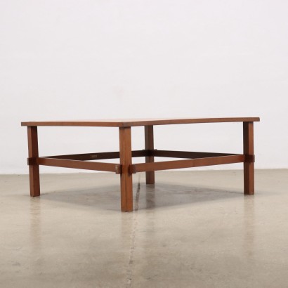 Coffee Table A. Cassina Sons Walnut Italy 1960s