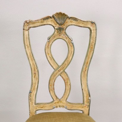 Baroque Style Flap with Chair Wood Italy XX Century