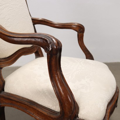 Neoclassical Armchair Walnut Italy XVIII Century