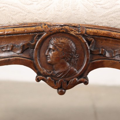 Neoclassical Armchair Walnut Italy XVIII Century