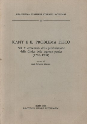 Kant e il problema etico