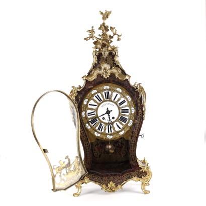 Orologio in Stile Boulle con Mensola,Orologio in Stile Boulle con Mensola M