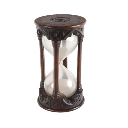 Neo-Gothic Hourglass Walnut Italy XIX Century