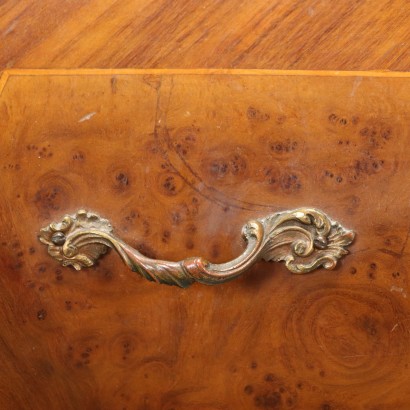 Baroque Style Flap Walnut Veneer Italy XX Century