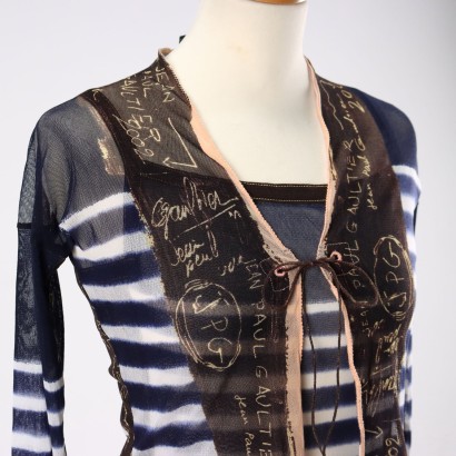 Top and Shirt Jean Paul Gaultier Poliammide Size 14 France