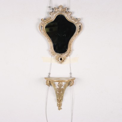 OGANOG0164568_942790 antiquariato, oggettistica, antiquariato oggettistica, oggettistica antica, oggettistica antica italiana, oggettistica di antiquariato, oggettistica neoclassico, oggettistica del 800,Modellino di Consolle con Specchiera