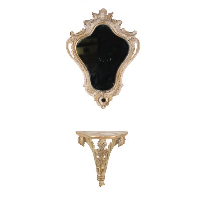 Modellino di Consolle con Specchiera, Italia Primi Novecento, Antiquariato, Oggettistica, dimanoinmano.it antiquariato, oggettistica, antiquariato oggettistica, oggettistica antica, oggettistica antica italiana, oggettistica di antiquariato, oggettistica neoclassico, oggettistica del 800,Modellino di Consolle con Specchiera