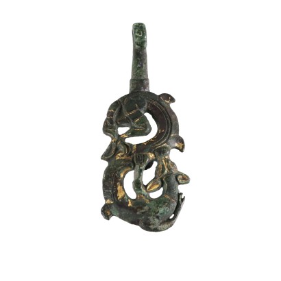 Boucle Bronze Chine Dynastie Shang 1675 av. - environ. 1046 avant JC