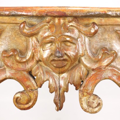 Console Baroque Bois Italie XVIII Siècle