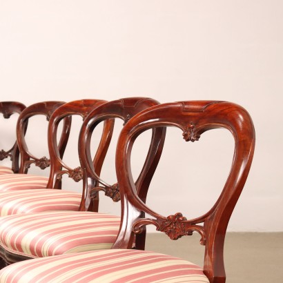 Groupe de 12 Chaises Acajou Angleterre XX Siècle