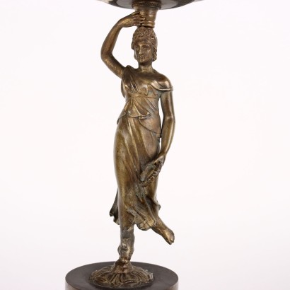 antiquariato, candelabro, antiquariato candelabro, candelabro antico, candelabro antico italiano, candelabro di antiquariato, candelabro neoclassico, candelabro del 800,Portacandela in Bronzo